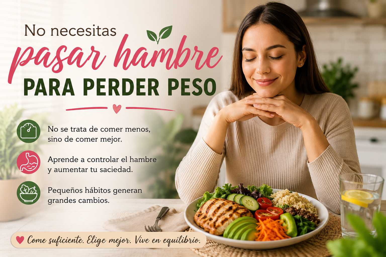 Comer poco para perder peso
