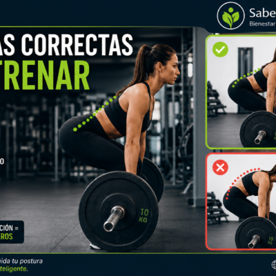 Posturas correctas al entrenar