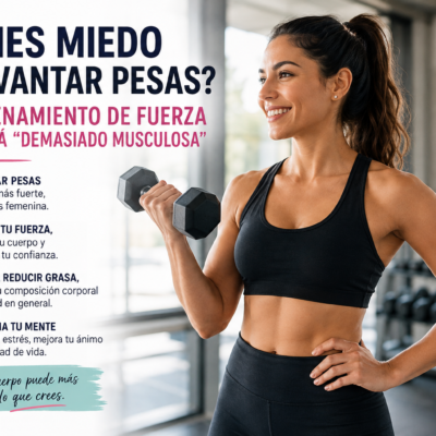 ¿Tienes miedo de levantar pesas y verte “demasiado musculosa”?